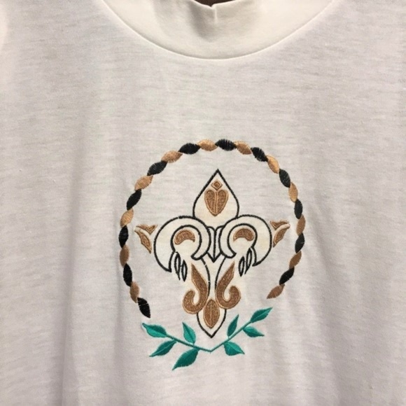 Cusp Brown White Polka Dot Stripe Print Long Sleeve Cotton Shirt Plus 0X NWT - Picture 2 of 6